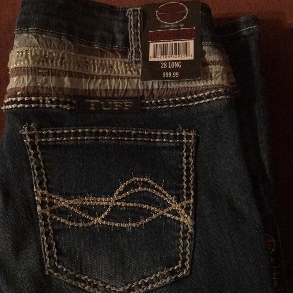 Cowgirl Tuff Fiercely Free 28 Long Jeans NWT!